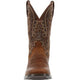 Durango Men's Westward 11" Soft Toe Pull-On Western Classic Boot- Brown- DDB0379 - Overlook Boots