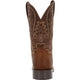 Durango Men's Westward 11" Soft Toe Pull-On Western Classic Boot- Brown- DDB0379 - Overlook Boots