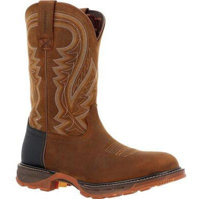 Durango Men's Maverick Xp 11" Soft Toe Waterproof Work Boot- Brown- DDB0481 - Overlook Boots