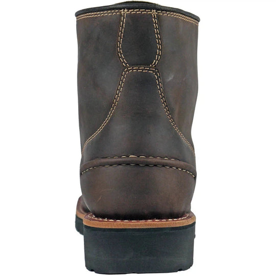 DieHard Men's Monte Composite Toe Waterproof Slip Resistant Work Boot - Brown DH60460 - Overlook Boots