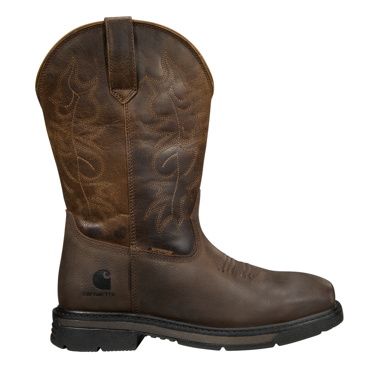 Carhartt Women's Montana 11" Nano Toe WP Wellington Work Boot - Brown - FQ1425-W 6 / Medium / Brown - Overlook Boots
