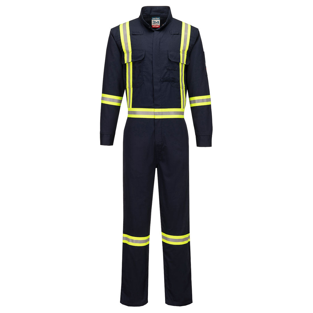 Portwest Bizflame 88/12 X Back 2” Iona Xtra FR Coverall - Navy Tall - FR511 36 / Blue / Navy - Overlook Boots