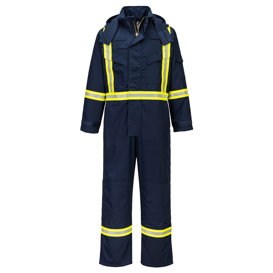 Portwest Bizflame Work Insulated FR Coverall - Navy - FR514 Small / Blue / Navy - Overlook Boots