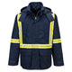 Portwest Bizflame Work Insulated FR Parka - Navy - FR610 Small / Blue / Navy - Overlook Boots