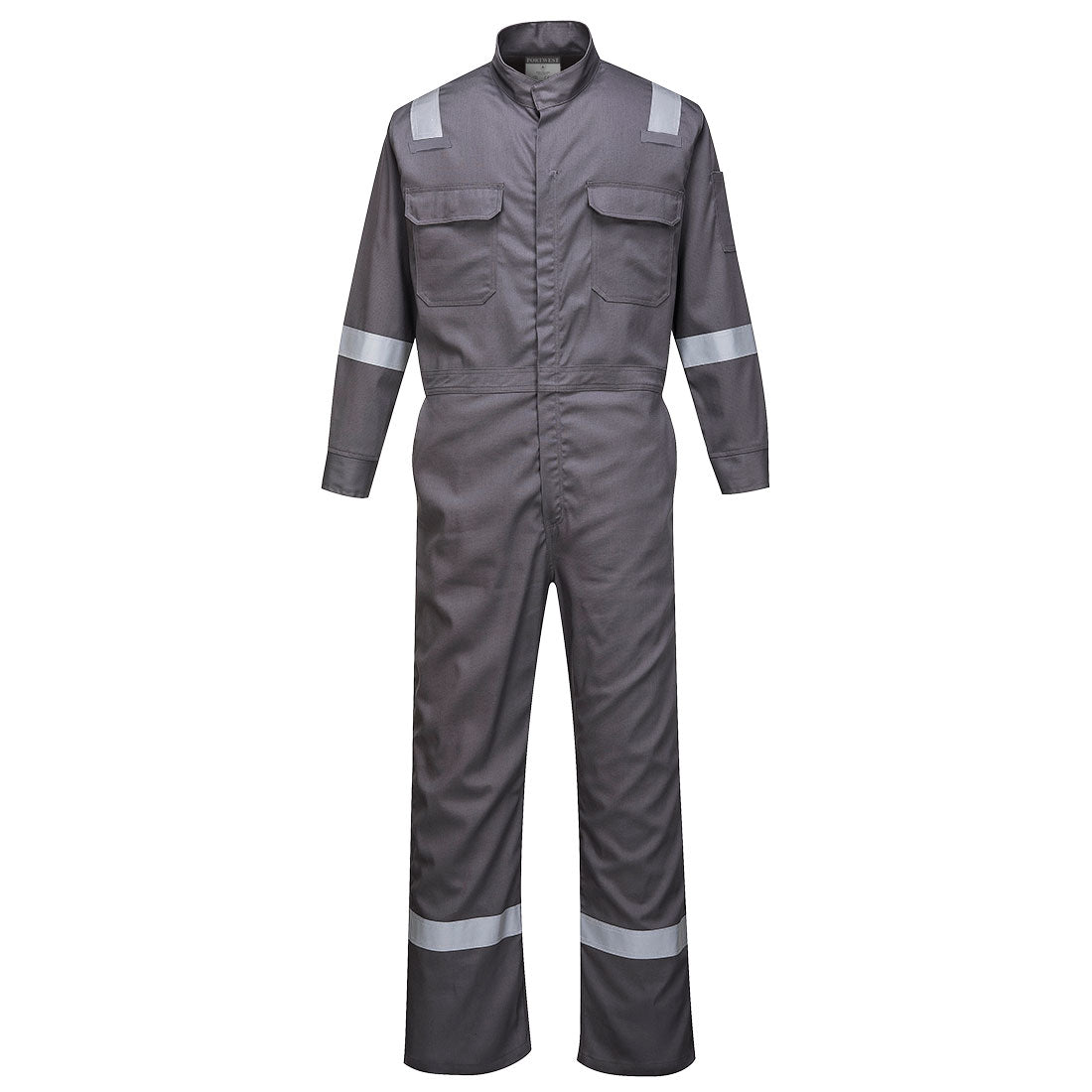 Portwest Bizflame 88/12 Iona FR Coverall - Gray Tall - FR94 Medium / Grey - Overlook Boots