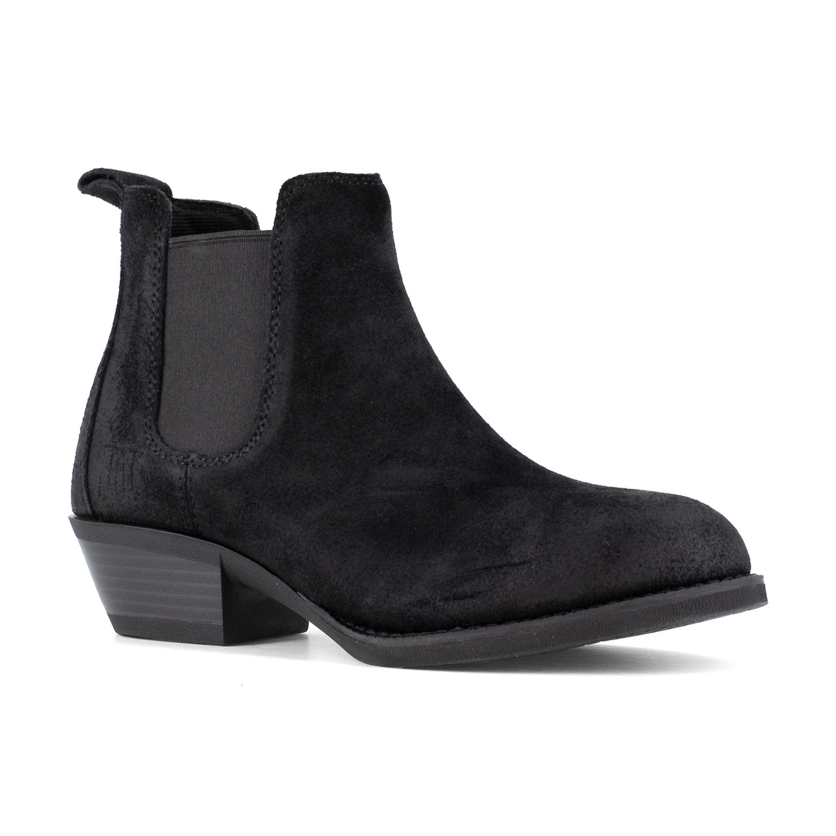 Frye Supply Women's Safety Crafted Steel Toe Chelsea Work Boot - Black - FR40501F 6 / Medium / Black - Overlook Boots