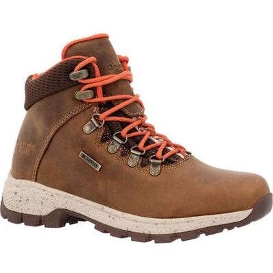 Georgia Women's Eagle Trail Waterproof Hiker Boot -Brown- GB00558 - Overlook Boots