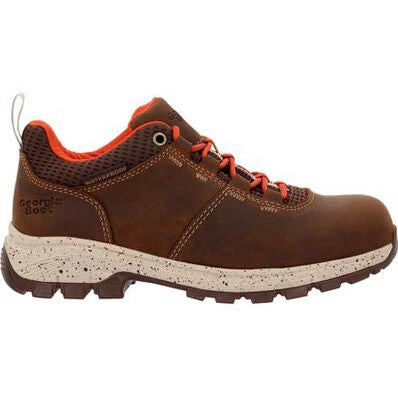 Georgia Women's Eagle Trail 3" Soft Toe Waterproof Work Boot -Brown- GB00602 6 / Medium / Brown - Overlook Boots