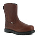 Iron Age Hauler Bota de Trabajo Wellington para Hombre, 10 Pulgadas, Punta Compuesta, Protección Metatarsal - Café - IA0195