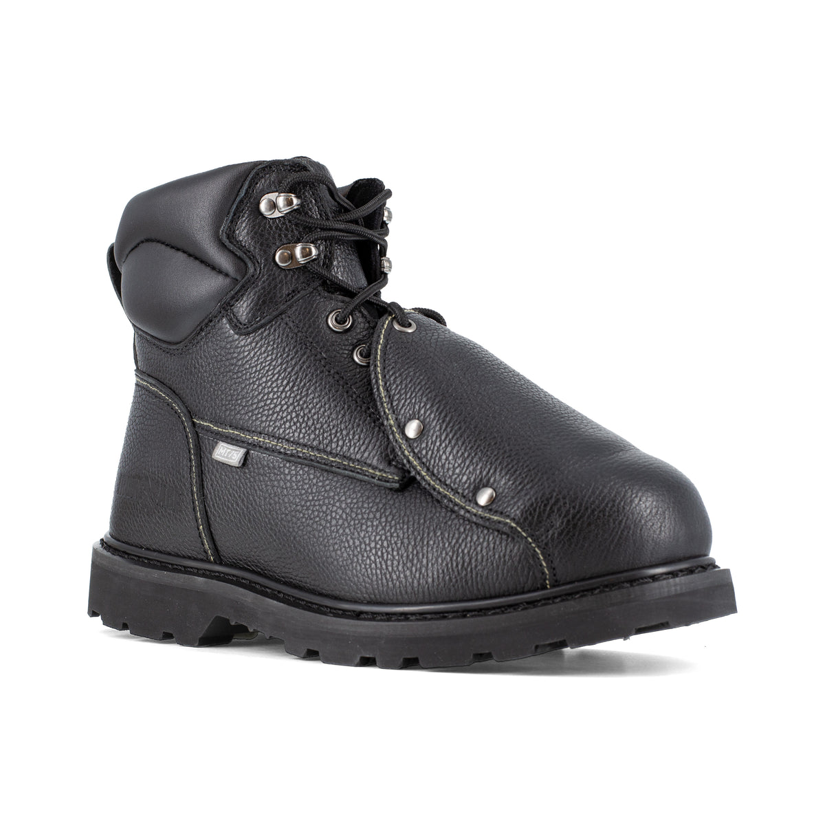 Iron Age Men's Groundbreaker 6" Steel Toe External Work Boot - Black - IA5016 6 / Medium / Black - Overlook Boots