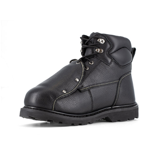 Iron Age Men's Groundbreaker 6" Steel Toe External Work Boot - Black - IA5016 - Overlook Boots