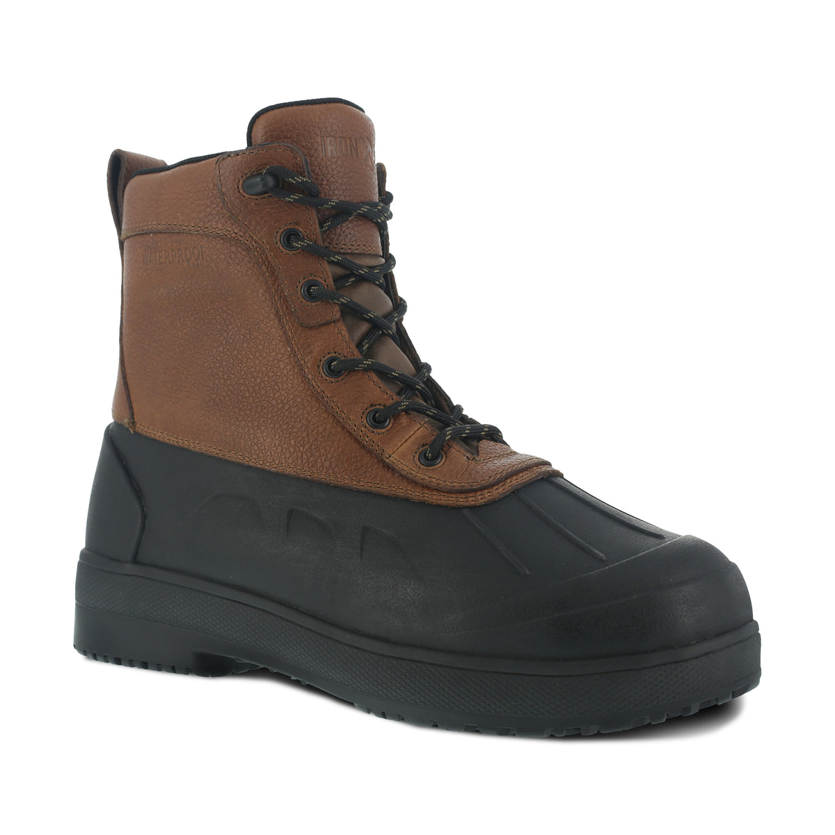 Iron Age Men's Compound Composite Toe Waterproof Rubber Vamp Work Boot - Black - IA9650 4 / Wide / Black - Overlook Boots