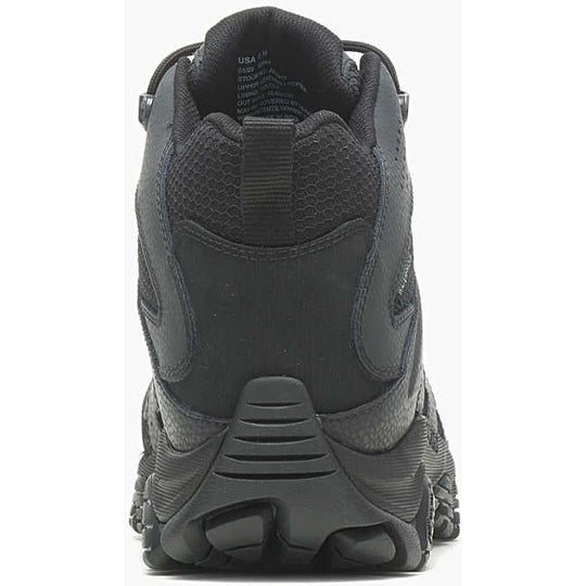 Merrell Work Men's Moab 3 Mid Tactical WP Hiking Boot -Black- J003911 - Overlook Boots