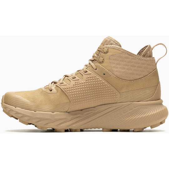 Merrell Work Men's Agility Peak Mid 5 Tactical WP Work Boot -Coyote- J005773 - Overlook Boots