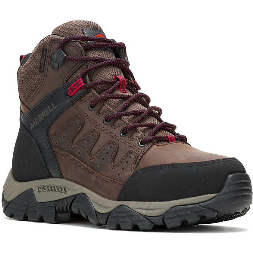 Merrell Work Men's Windoc 6" Steel Toe Waterproof Work Boot - Rye - J007831 8 / Medium / Brown - Overlook Boots