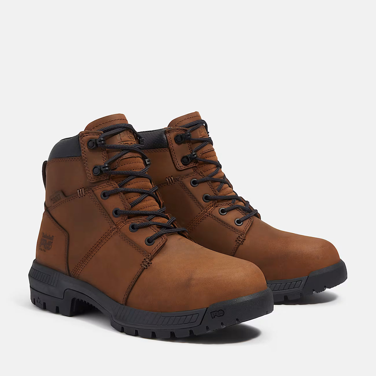 Timberland PRO Men's Montauk 6" Steel Toe Waterproof Work Boot - Brown - TB0A63MBEM4 6 / Medium / Brown - Overlook Boots