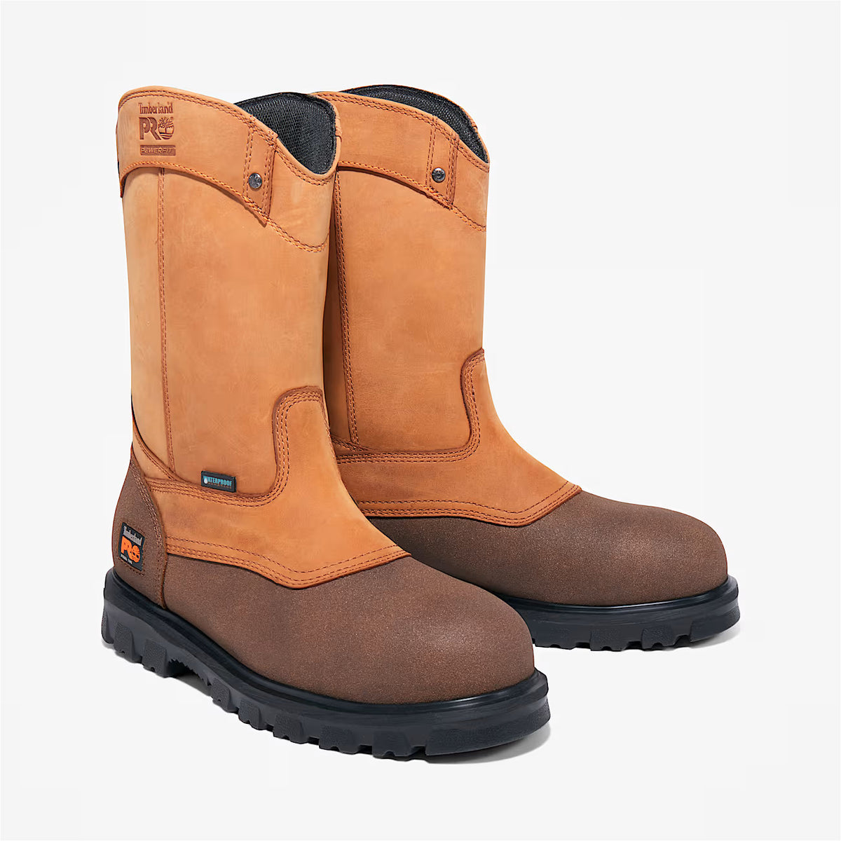 Timberland Pro Men's Rigmaster Steel Toe Waterproof Pull-On Work Boot- Brown- TB189604270 - Overlook Boots