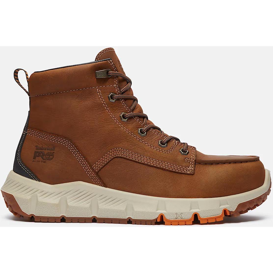 Timberland Pro Men's Tempe 6" Alloy Toe SR Work Boot- Brown- TB0A2QFUEM8 7 / Medium / Tan - Overlook Boots