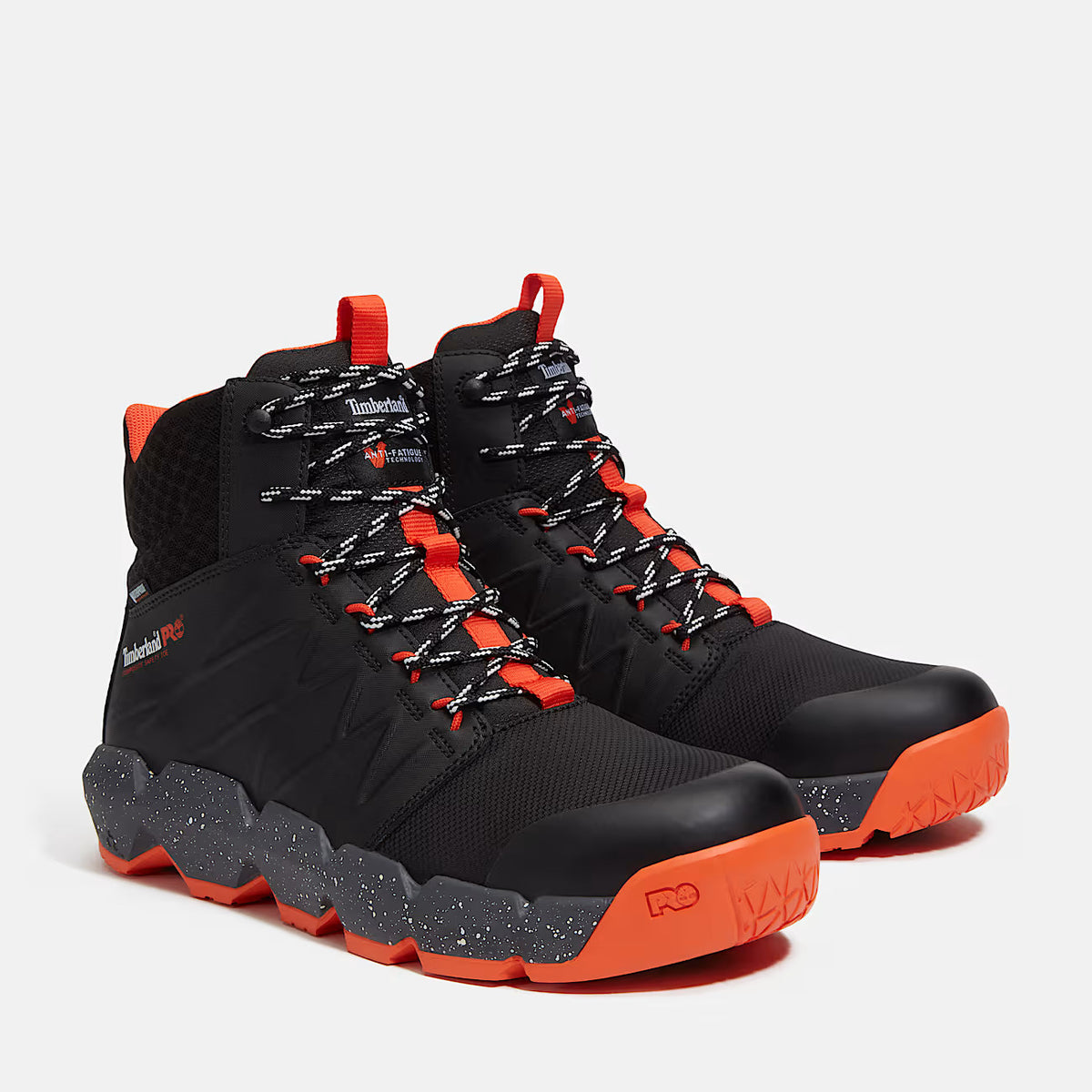 Timberland PRO Men's Morphix 6" Composite Toe Waterproof Work Boot - Black - TB0A63YKEK5 - Overlook Boots