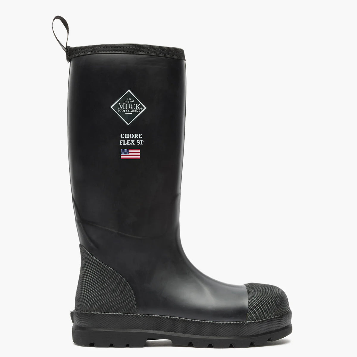 Muck Chore Flex Men's 15" Waterproof Rubber Work Boot - Black - MCHHDP00 7 / Medium / Black - Overlook Boots