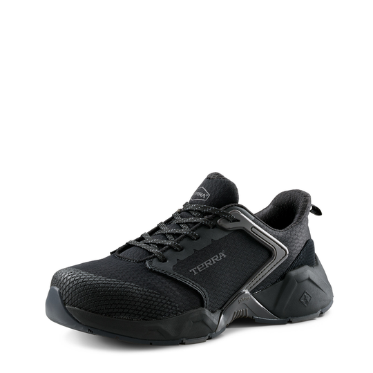 Terra Men's Terra Vector Composite Toe Athletic Safety Work Shoe - Black - 1298BK - Overlook Boots