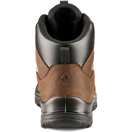 Terra Men's Terra Findlay 6" Comp Toe Waterproof Safety Work Boot- Brown- 1318DB - Overlook Boots