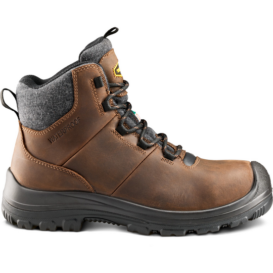 Terra Women's Terra Findlay 6" Comp Toe Waterproof Safety Work Boot- Brown- 1319DB - Overlook Boots