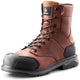 Terra Men's Patton 8" Alloy Toe Waterproof Safety Work Boot -Brown- 4NS5BN - Overlook Boots