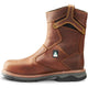 Terra Men's Patton Alloy Toe Waterproof Pull-On Safety Work Boot -Brown- 4TCBBN - Overlook Boots