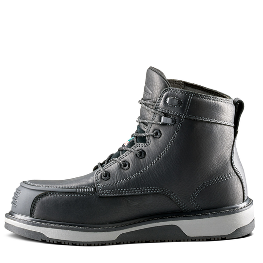 Terra Men's Ironstone 6" Composite Toe Waterproof Safety Work Boot- Black- 839GBK - Overlook Boots