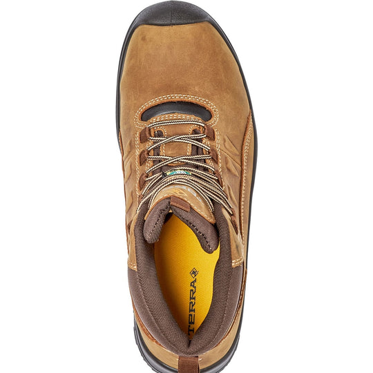 Terra Men's Findlay 6" Composite Toe Waterproof Safety Work Boot -Brown- R5204B - Overlook Boots