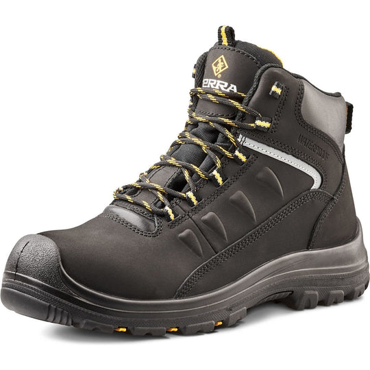 Terra Men's Findlay 6" Composite Toe Waterproof Safety Work Boot -Black- R5205B - Overlook Boots