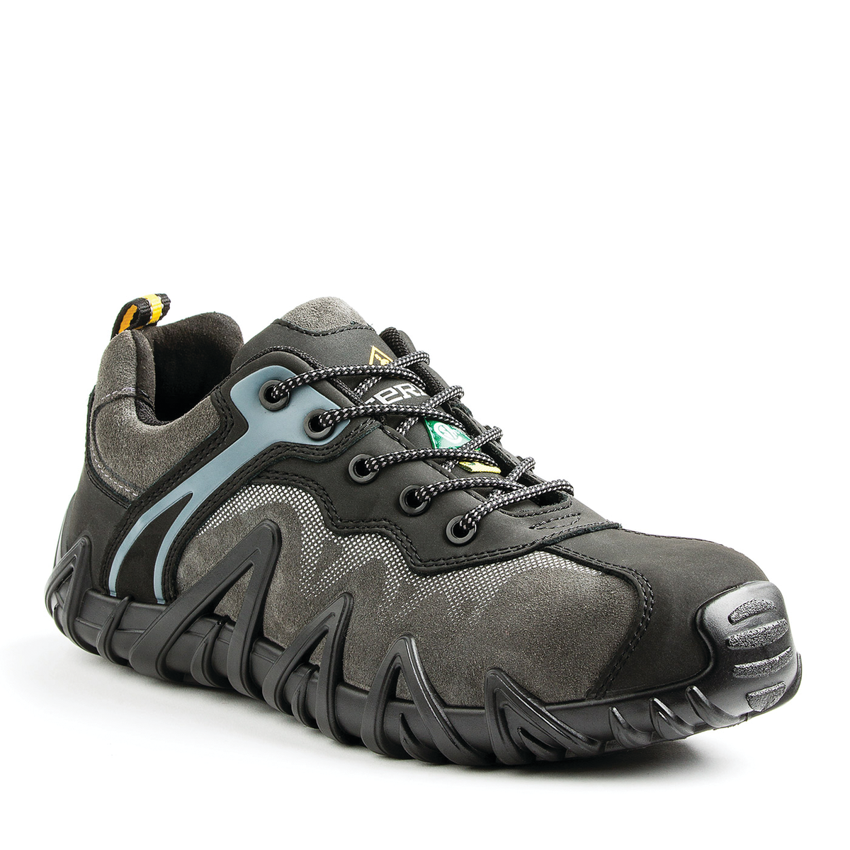 Terra Men's Venom Low Composite Toe Athletic Safety Work Shoe - Black - R8185B 5 / Medium / Black - Overlook Boots