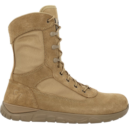 Rocky Men's C7 8" Military Boot - Coyote - RKC201 5 / Medium / Coyote - Overlook Boots