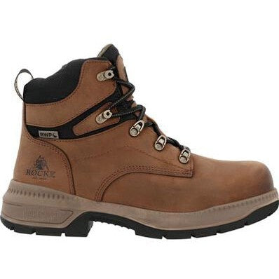 Rocky Men's Worksmart 6" Composite Toe Waterproof Metguard Work Boot -Horse- RKK0481 - Overlook Boots
