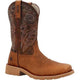Rocky Monocrepe Bota Vaquera para Hombre, 12 Pulgadas, Impermeable, Punta de Acero - Tobacco - RKW0431