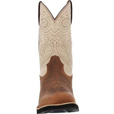 Rocky Men's Monocrepe 12" Soft Toe Waterproof Western Classic Boot- Brown- RKW0440 - Overlook Boots