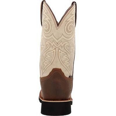 Rocky Men's Monocrepe 12" Soft Toe Waterproof Western Classic Boot- Brown- RKW0440 - Overlook Boots