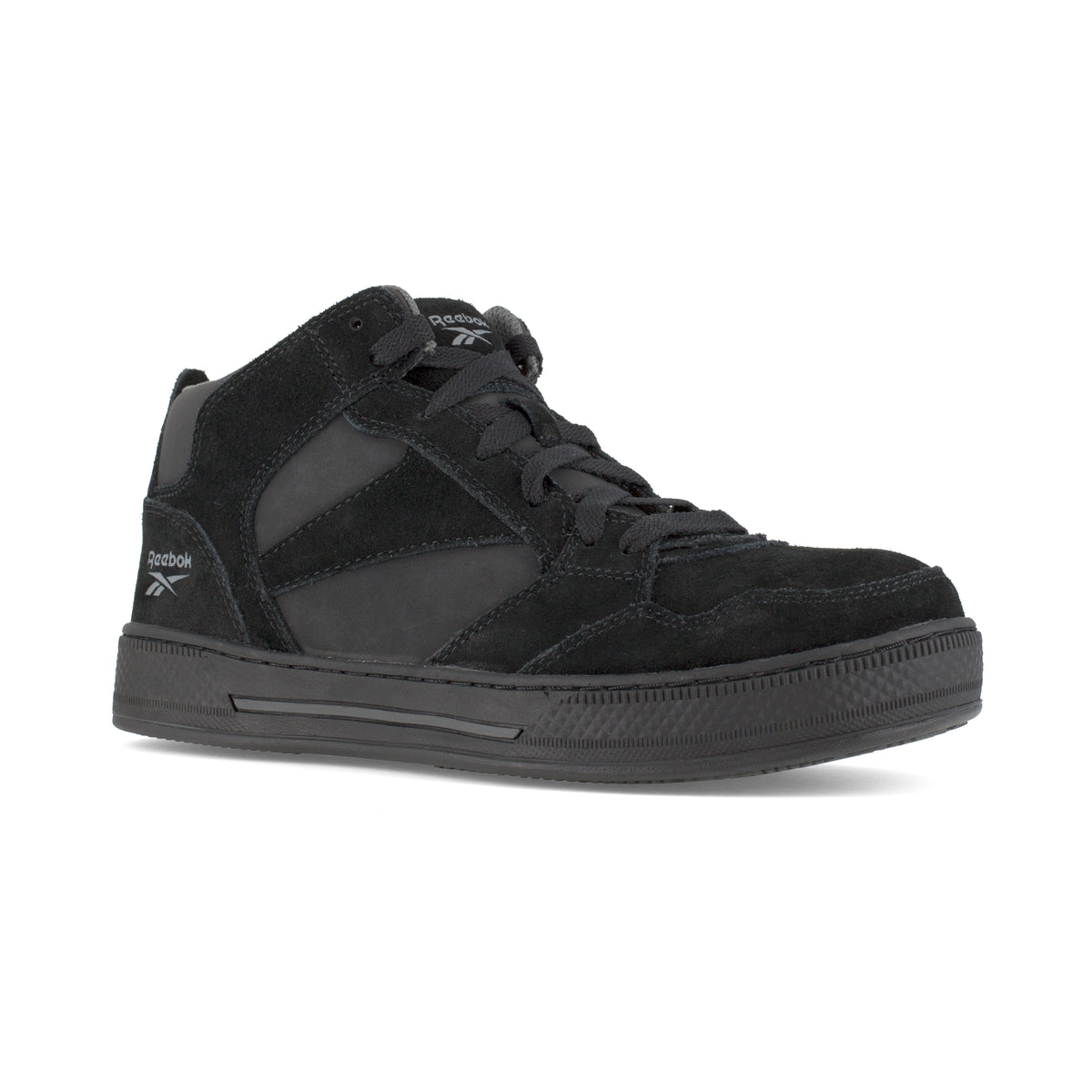 Reebok Women's Dayod Composite Toe High-Top Skateboard Work Shoe - Black - RB173 6 / Medium / Black - Overlook Boots