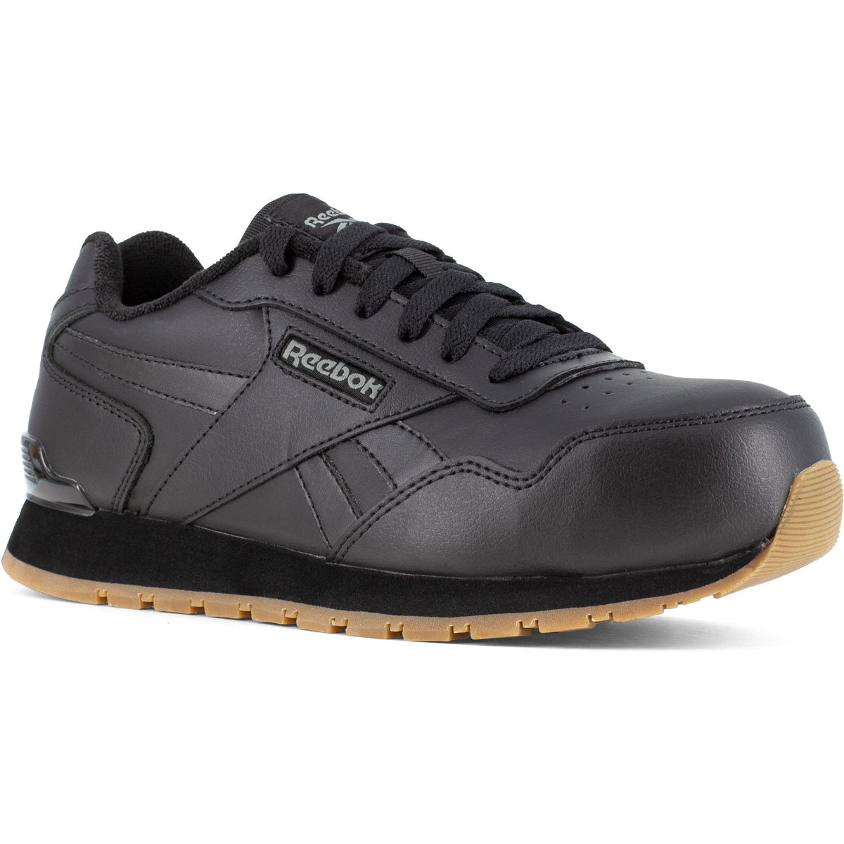 Reebok Men's Harman Comp Toe Classic Sneaker Work Shoe - Black - RB1983 4 / Medium / Black - Overlook Boots