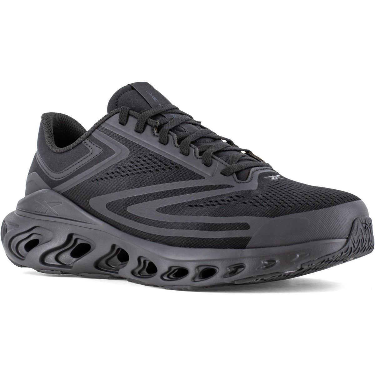 Reebok Men's FuelFlex CT Moisture Wicking Athletic Work Shoe- Black- RB3630 4 / Medium / Black - Overlook Boots