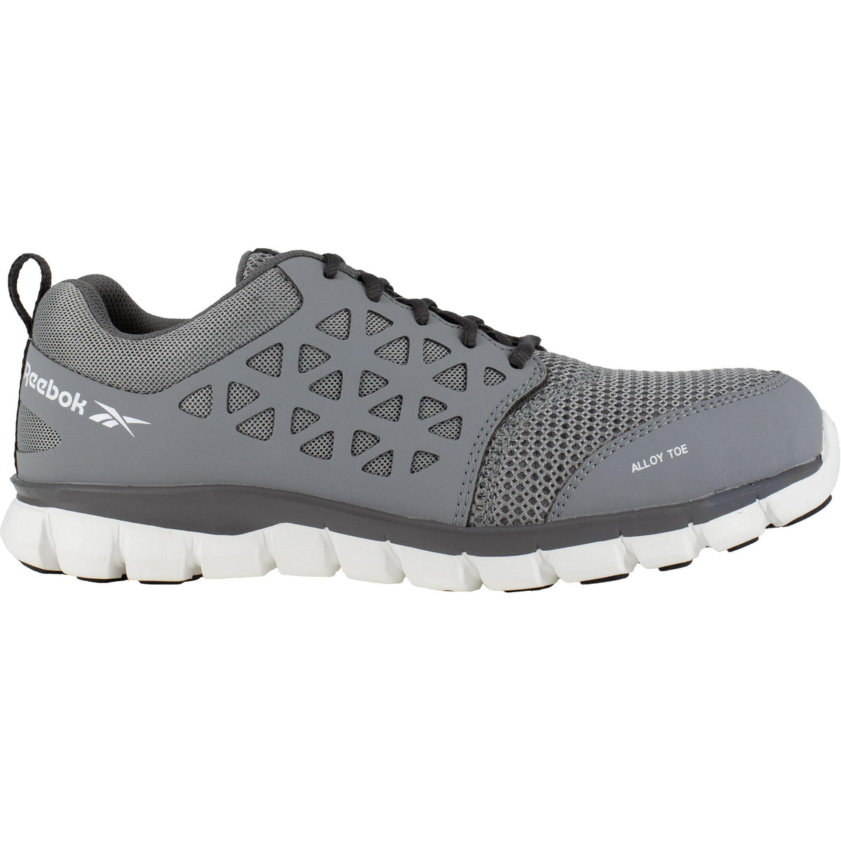 Reebok Sublite Cushion Zapato de Trabajo Deportivo para Hombre, Punta de Aleación - Gris - RB4042
