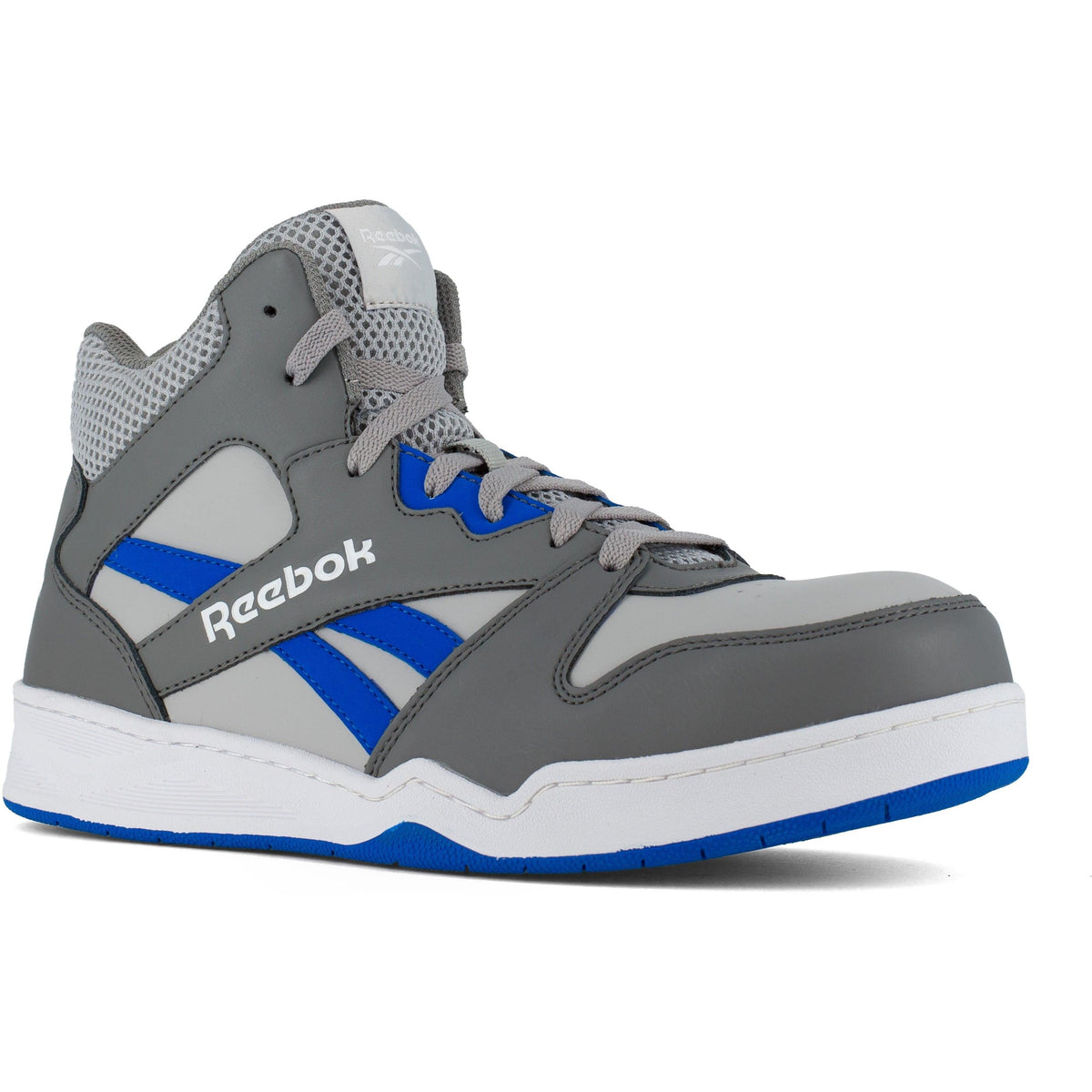 Reebok Men's High Top Composite Toe Sneaker Work Shoe- Grey- RB4135 7 / Medium / Gray - Overlook Boots