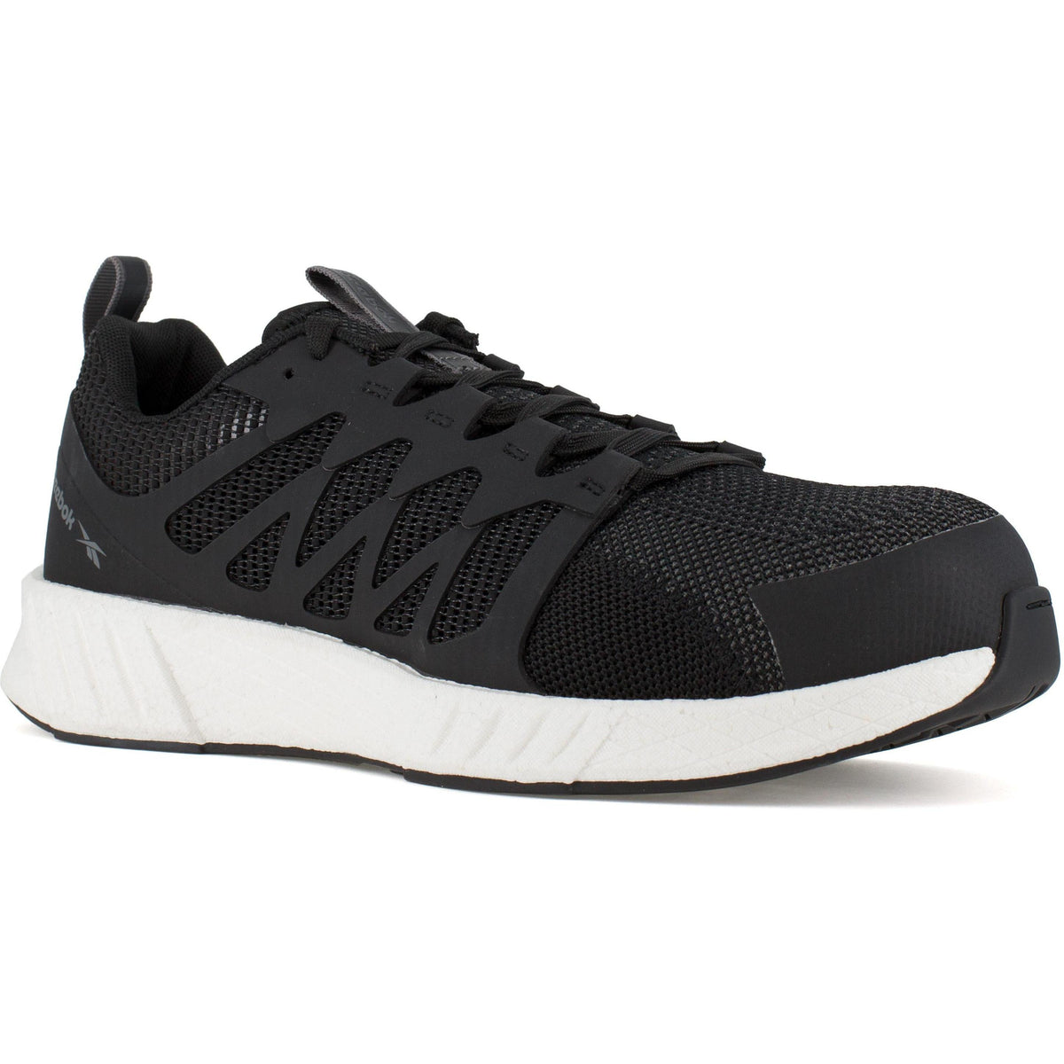 Reebok Men's Fusion Flexweave Composite Toe Athletic Work Shoe - Black - RB4311 8 / Medium / Black - Overlook Boots