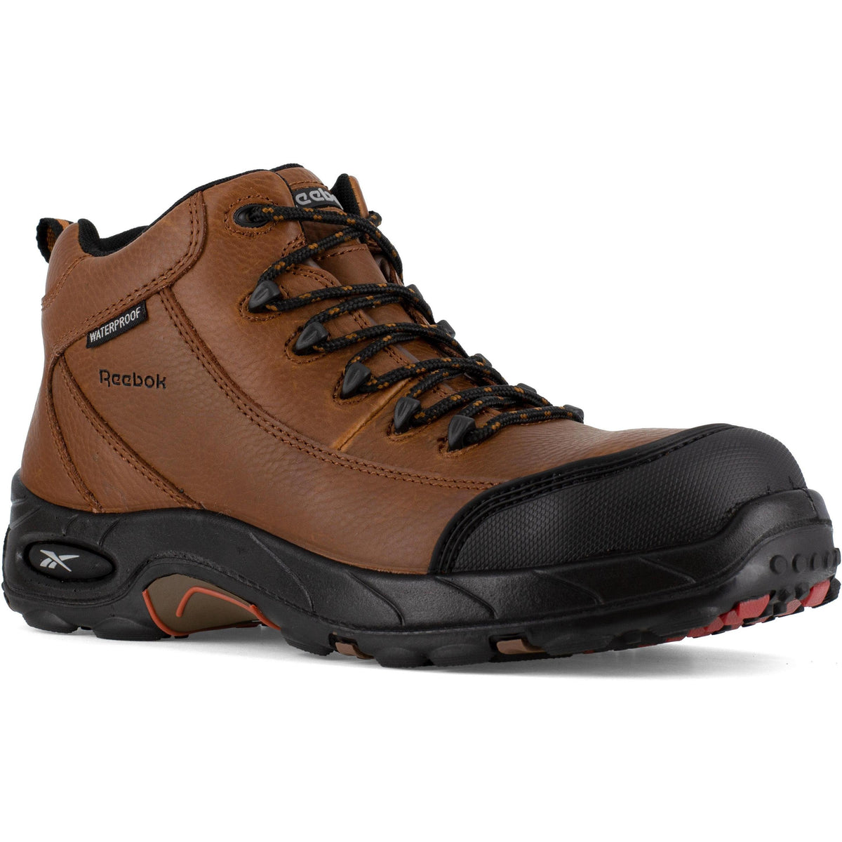 Reebok Men's Tiahawk Composite Toe Waterproof Sport Work Boot - Brown - RB4444 4 / Medium / Brown - Overlook Boots