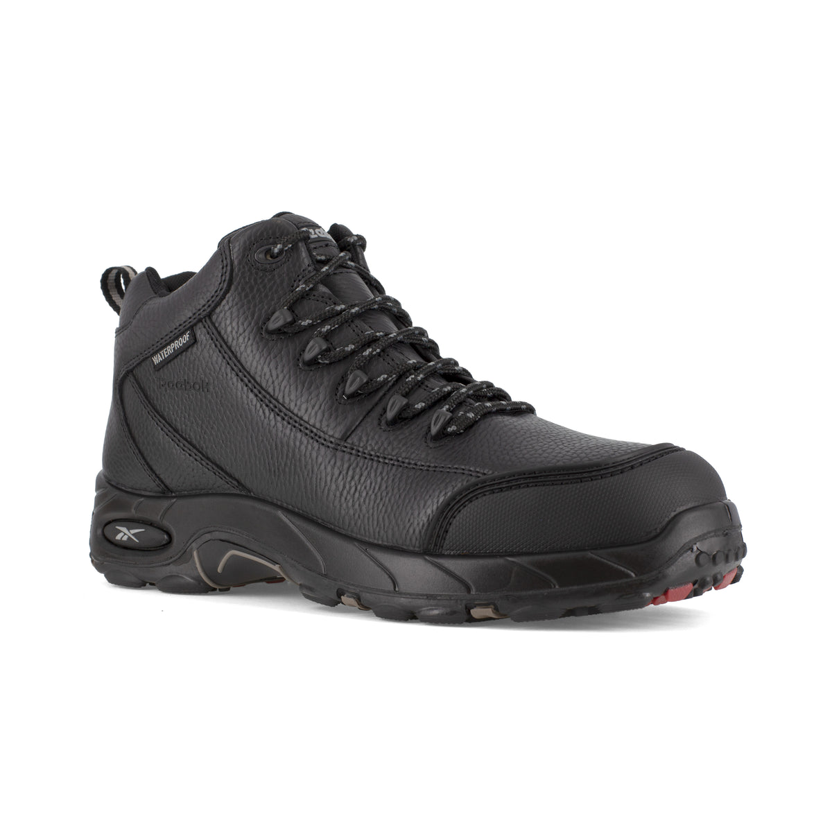 Reebok Women's Tiahawk Composite Toe Waterproof Sport Work Boot - Black - RB455 6 / Medium / Black - Overlook Boots