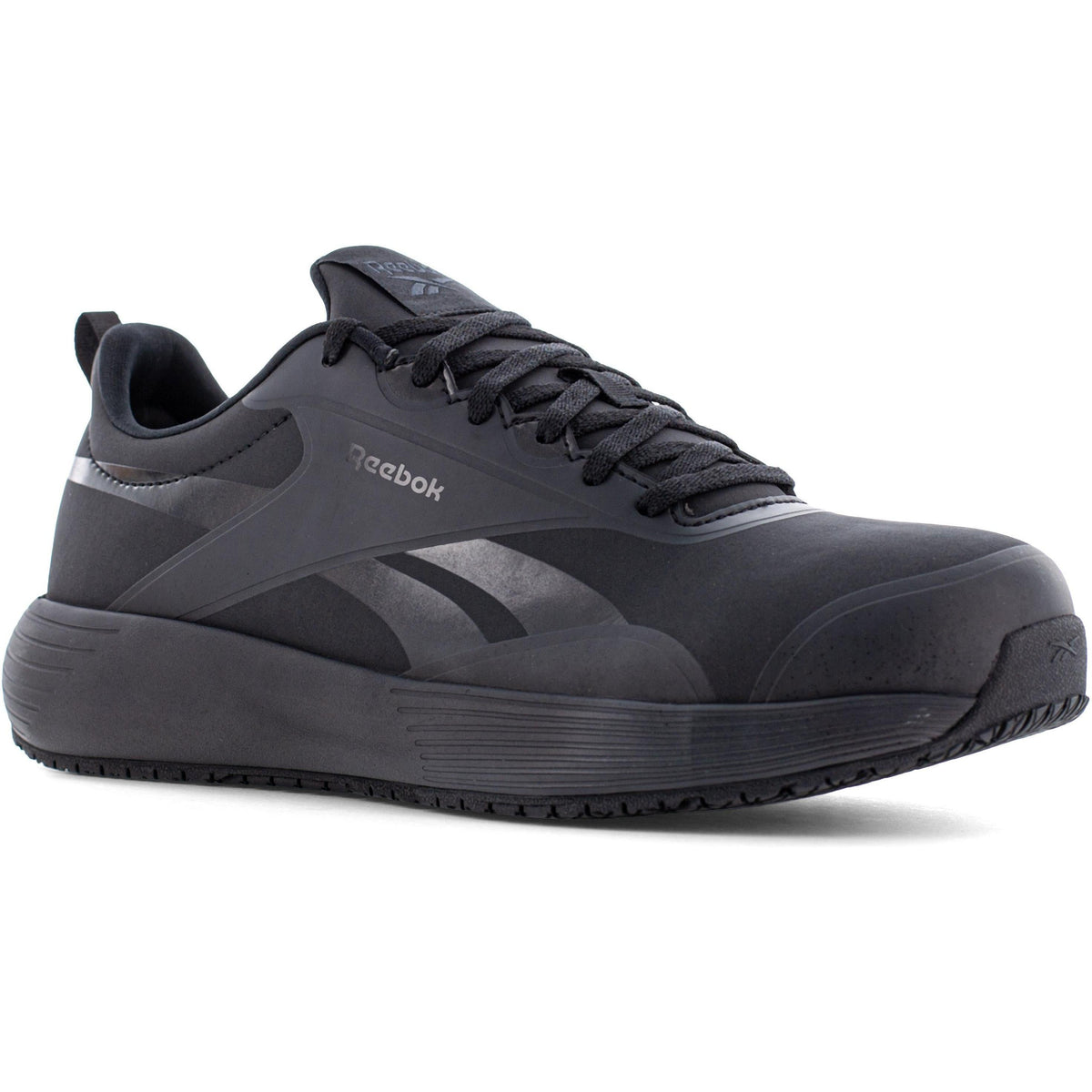Reebok Men's Lite Plus 4 Comp Toe Athletic Work Shoe - Black - RB5100 4 / Medium / Black - Overlook Boots