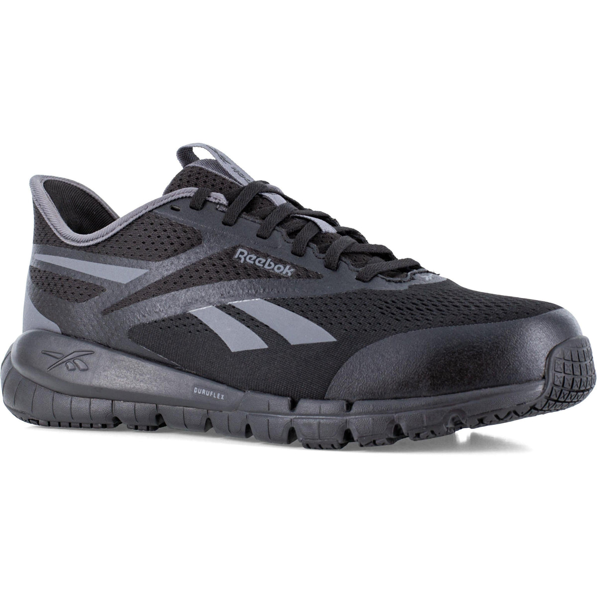 Reebok Men's Flex Trainer CT Elevated Athletic Work Shoe- Black- RB5121 4 / Medium / Black - Overlook Boots