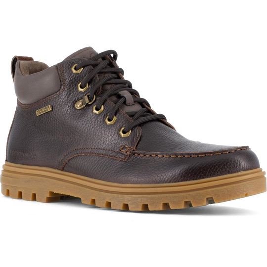 Rockport Men's Moccasin Alloy Toe Waterproof Slip Resist Work Boot - Brown - RK6710 4 / Medium / Brown - Overlook Boots