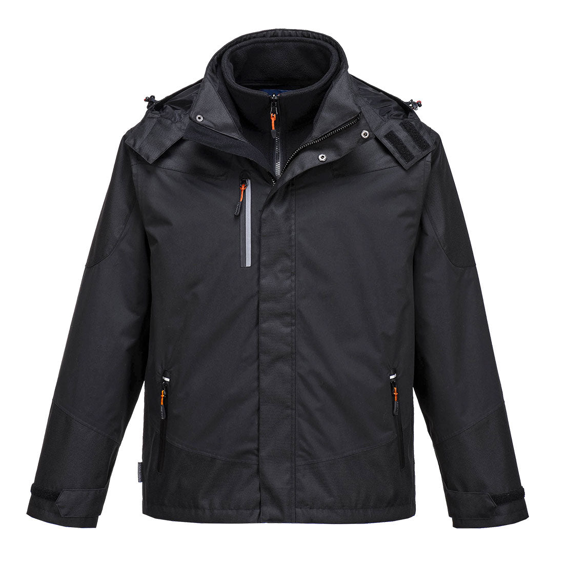 Portwest Radial 3-in-1 Jacket - Black - S553 X-Small / Black - Overlook Boots